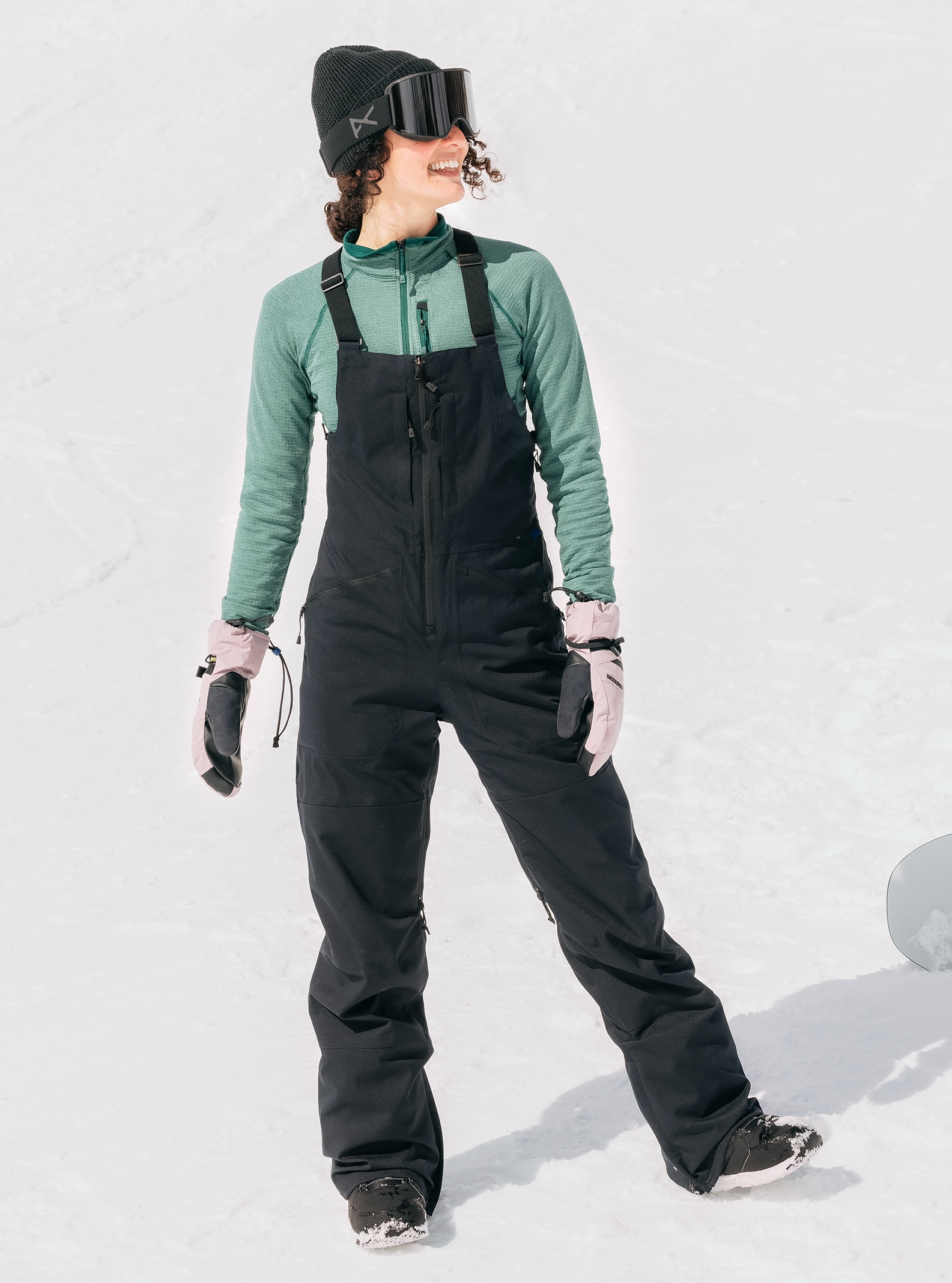 Dope Con W Pantaloni Snowboard Donna Olive Green - Verde