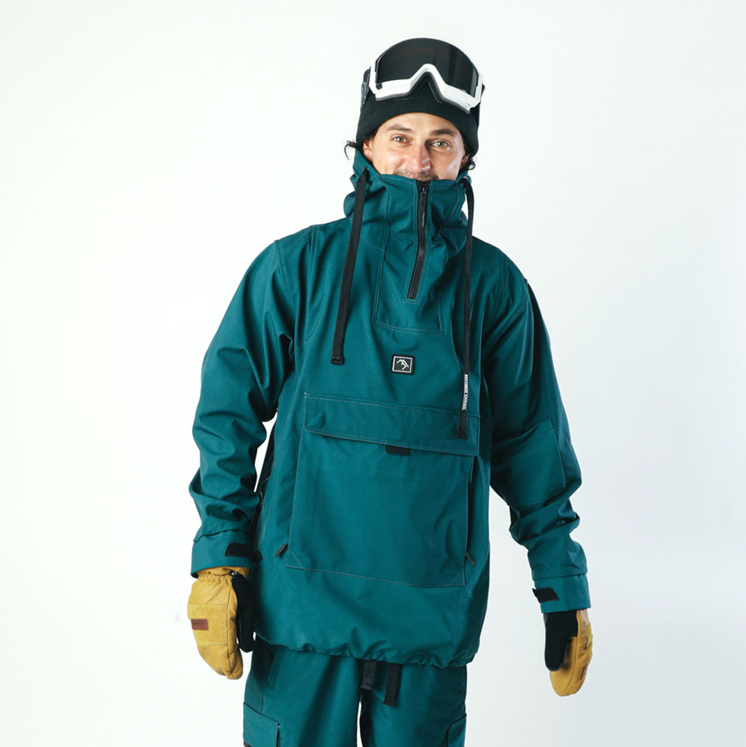BRETHREN Snowboard jakna Access Anorak Evergreen
