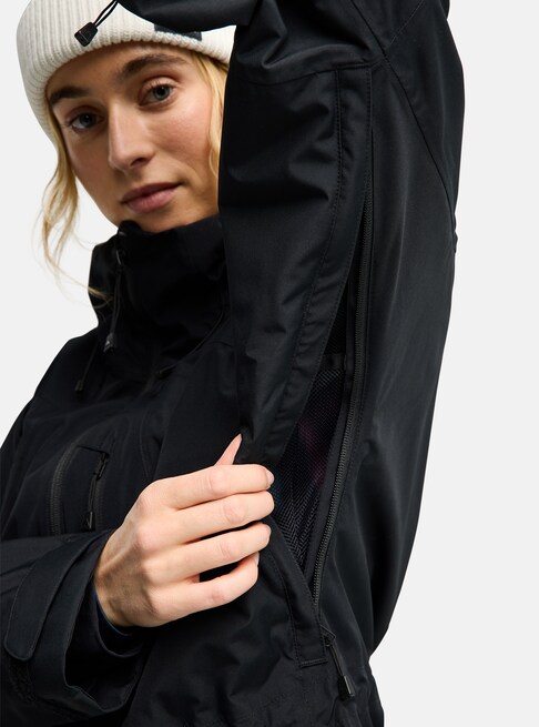 Women's BURTON RESERVE 2L SNOWBOARD JAKNA - TRUE BLACK 7 BURTON RESERVE 2L SNOWBOARD JAKNA - TRUE BLACK